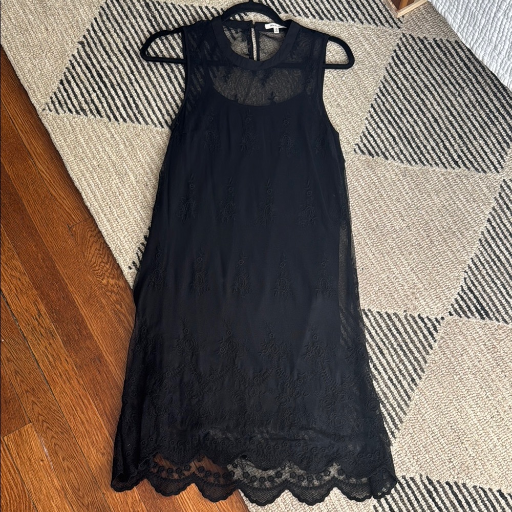 Elegant Black Lace Dress